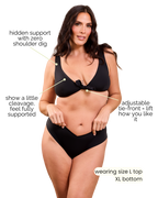 Westerly Tie-Front Bikini Top