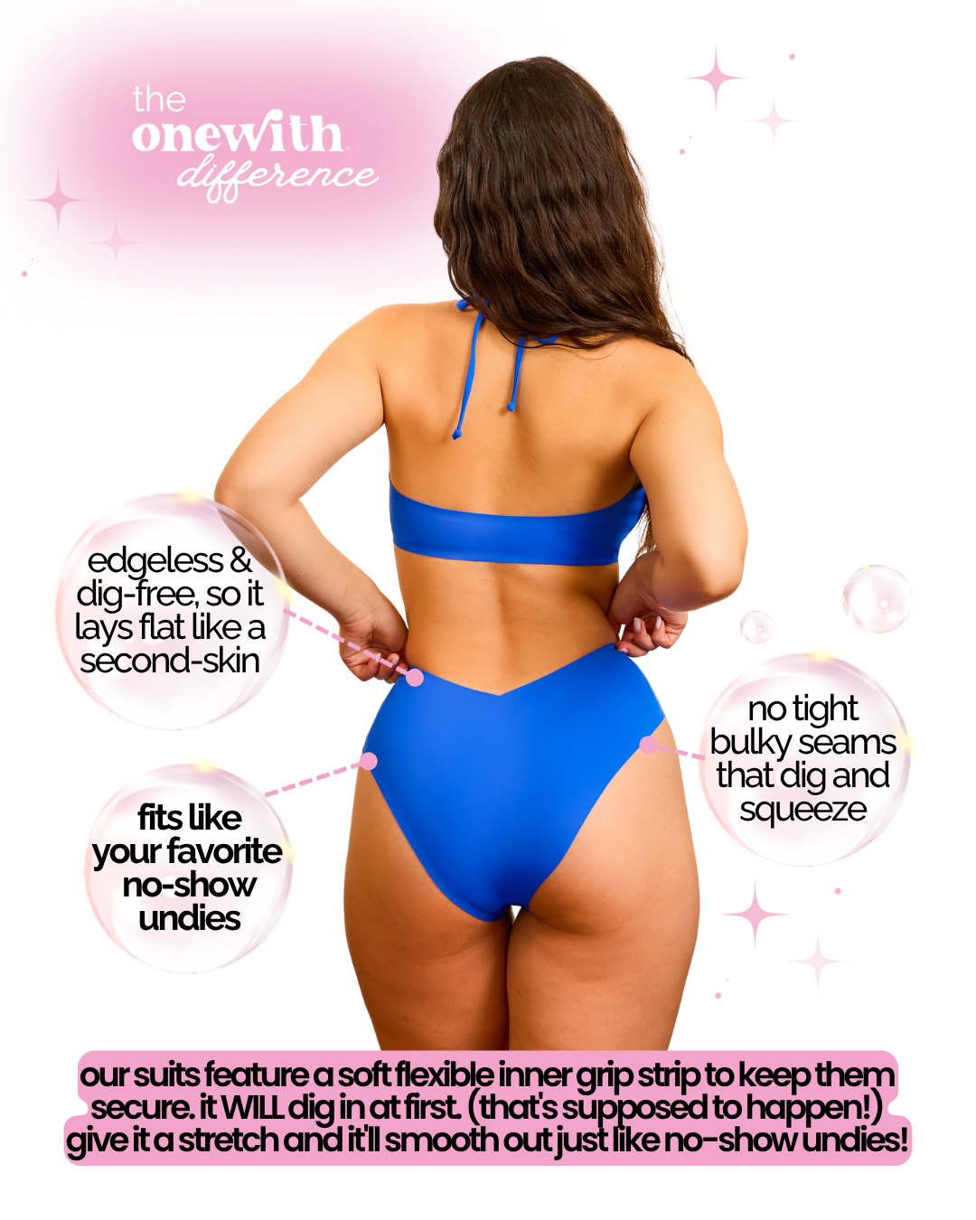 Jennings V-Cut High-Waisted Bikini Bottom