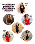Bellows Plunge High-Cut One Piece
