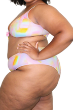 Jennings V-Cut High-Waisted Bikini Bottom | Limited Edition Colorway | FINAL SALE